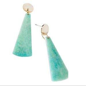 Anthropologie turquoise drop earrings